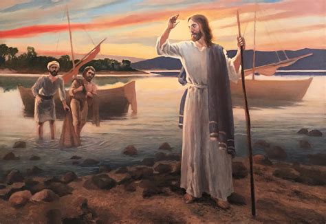 Christ Calls Peter Foursquare Art
