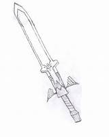 Sword Coloring Master Drawing Weapons Zelda Getdrawings sketch template