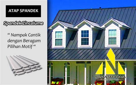 Harga atap spandek lengkap dan terbaru 2021. HARGA SPANDEK ZINCALUME PER METER 2020 - Nusantara Baja