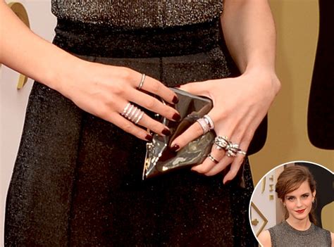 Emma Watson From Best Manicures Of The 2014 Oscar Awards E News