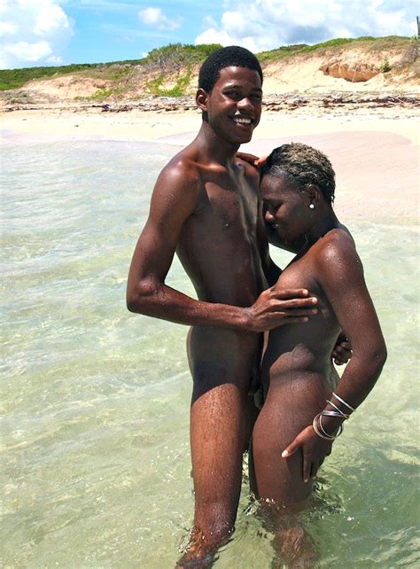 African Couple Having Sex On Rest On Sea Side Picture 5