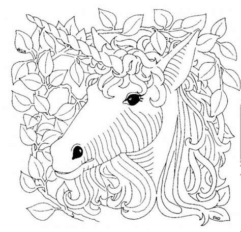 dibujo de unicornio para colorear