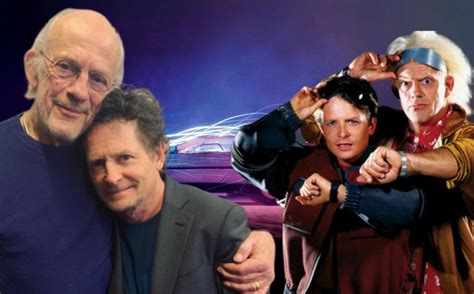 Michael J Fox Y Christopher Lloyd De Volver Al Futuro Tuvieron