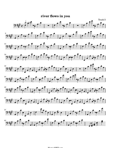 Yiruma river flows in you. river flows in you Sheet Music - river flows in you Score ...