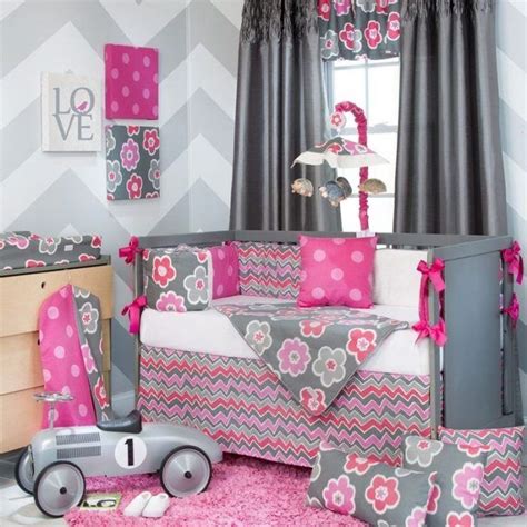 Tarif 213.90 € ttc chambre coordonnée bleu turquoise/blanc/gris minky : Chambre bébé fille en gris et rose - 27 belles idées à ...