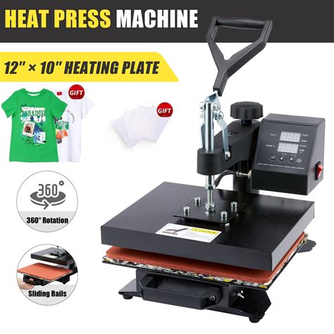 12x10 900w Heat Press Machine Professional T Shirt Press For Shirts