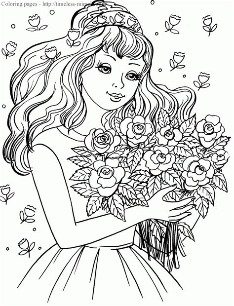 Beautiful Coloring Pages For Adults Timeless