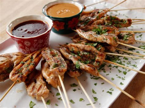 Add half of the cutlets and cook until golden brown and cooked through, 3 to 4 minutes per side. Grilled Chicken Skewers Recipe | Ree Drummond | Food Network