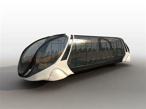 A Train For Land Travel Futuristic Cars City Vehicles Concept