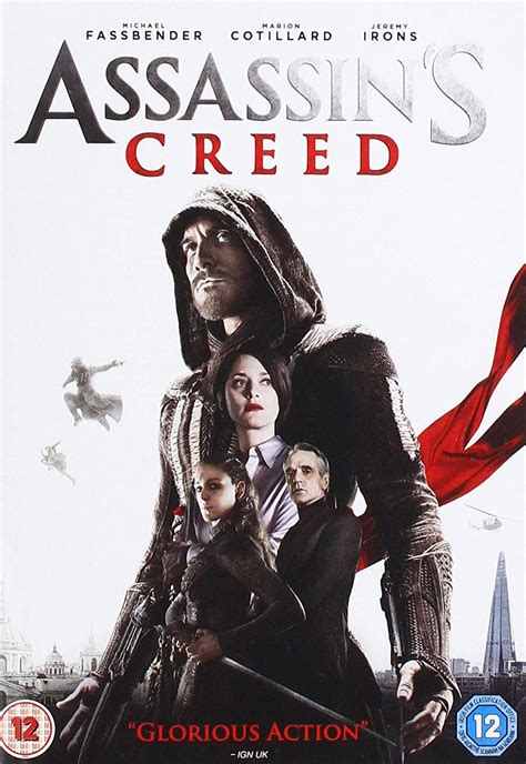 Assassin S Creed DVD Amazon Co Uk Michael Fassbender Marion