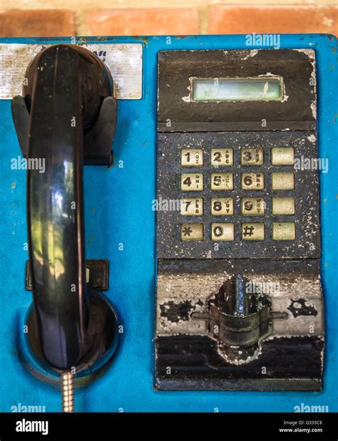 Old Public Telephone Stock Photo Alamy