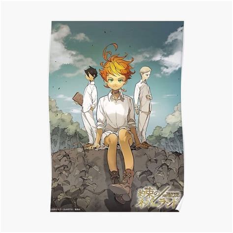 The Promised Neverland Poster For Sale By Animeworldz Redbubble