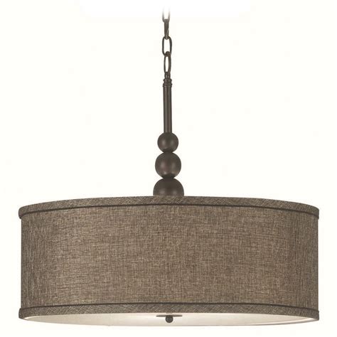 4.5 out of 5 stars 99. Modern Pendant Light with Drum Shade in Oil Rubbed Bronze ...