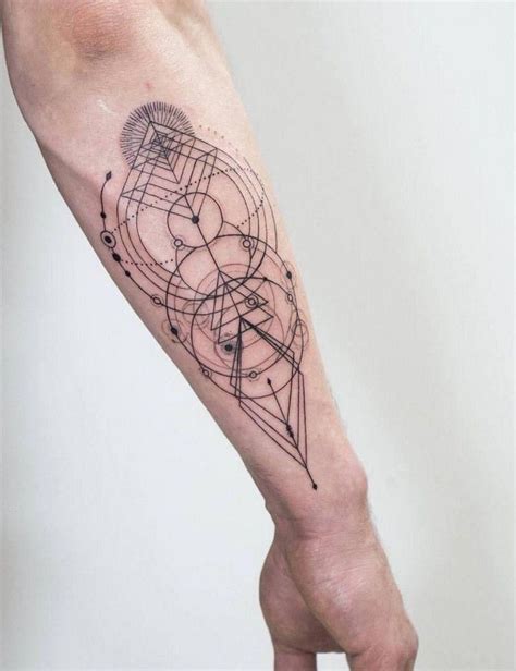 Geometric Tattoos Geometrictattoos Tattoos For Guys Cool Arm