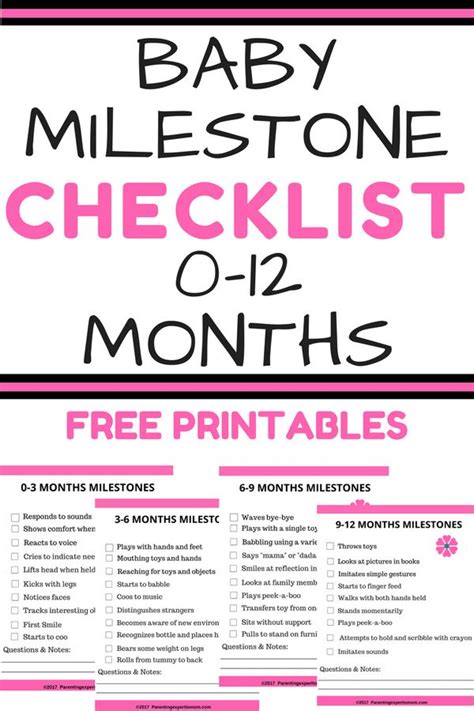 Free Baby Milestone Checklist Are You Wondering What Milestones Your