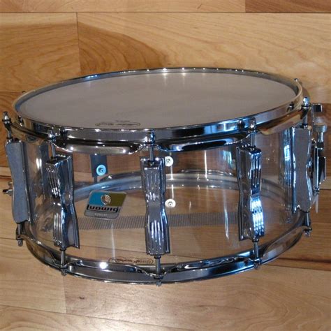 Ludwig 65x14 Vistalite Clear Snare Drum Snare Drum Drums Snare