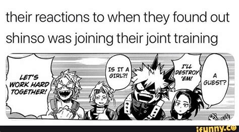 Their Reactions To When They Found Out Shinso Was Joining Theirjoint