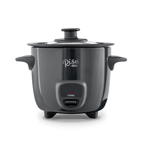 Rise By Dash Mini Rice Cooker Steamer With Removable Non Stick Pot
