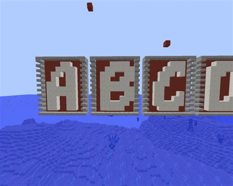 1 matching request on the forum. Letters 8x10 Fancy Font Minecraft Project