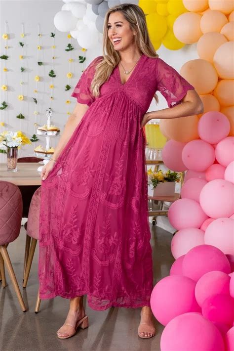 Pink Maternity Dresses For Baby Shower Style The Bump Pink Baby
