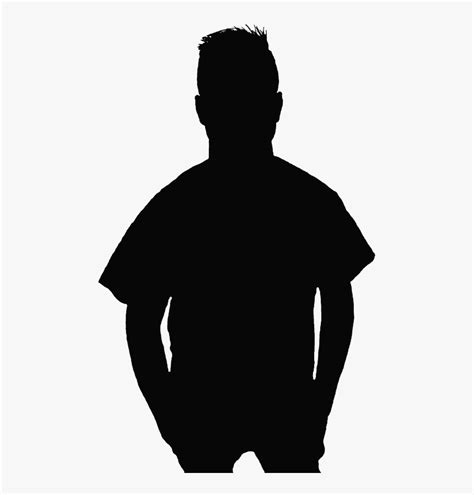 Silhouette Black Boy Silhouette Hd Png Download Transparent Png