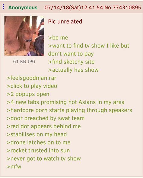 Anon Tries To Stream A Show R Greentext Greentext Stories Know