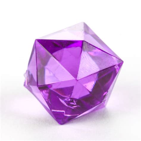 Decorative accent pillows can be used to highlight a plain color sofa or bed, or can be used to neutralized certain. Purple Acrylic Faceted Cube Decorative Gems