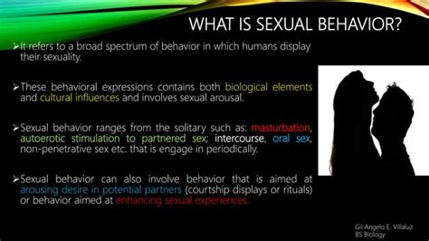 Human Sexual Behaviors