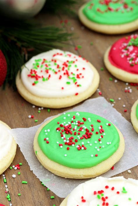 These cream cheese christmas cookies are perfect for the holiday season. Christmas Sugar Cookies with Cream Cheese Frosting - Sweet ...