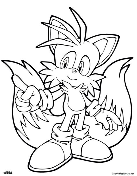 Free Tails Coloring Pages, Download Free Tails Coloring Pages png