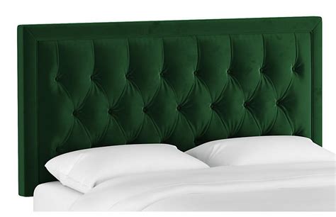 Alix Tufted Headboard Emerald Velvet Bedroom Headboard Green Headboard Bedroom Diy