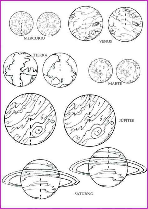 Imágenes Del Los Planetas Para Colorear Colorear Imágenes