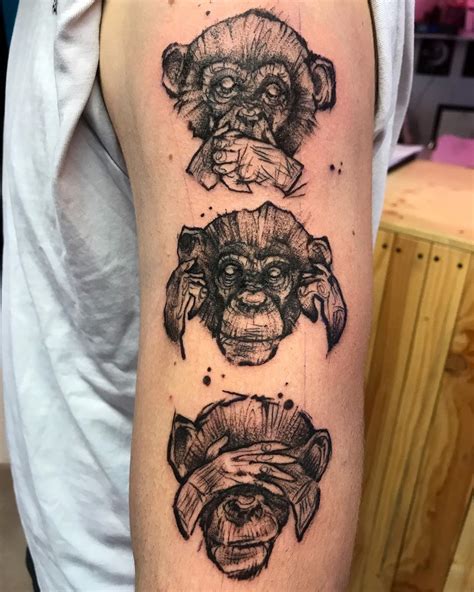 Top 54 Monkey See Monkey Do Tattoo Latest In Coedo Com Vn