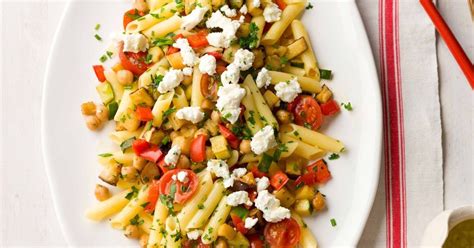See more ideas about recipes, christmas pasta, italian recipes. Roasted vegetable & chickpea pasta salad | Recipe | Roasted vegetables, Pasta salad, Salad recipes
