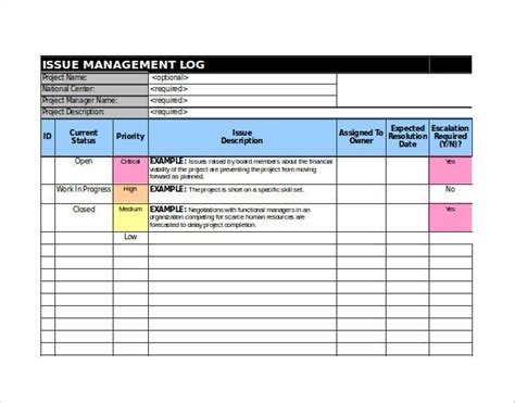 4 Issue Tracking Templates Free Word Excel Pdf Documents Download