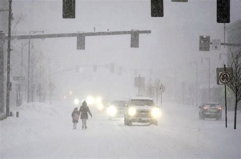 Major Snowstorm Blankets New York Northeast Us Daily Sabah