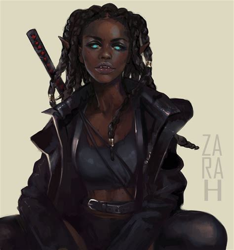 Zara ~ زهراء On Twitter In 2021 Black Vampire Black Girl Art