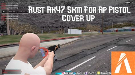 How To Get Rust Ak47 Skin On Your Ap Pistol Fivem Youtube