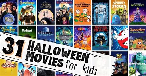 31 Spooktacular Halloween Movies For Kids Printable Checklist Kid