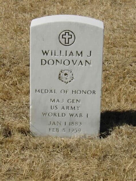 William Joseph Donovan Major General United States Army