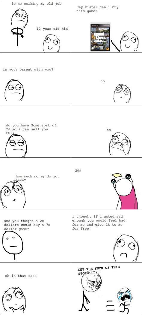 Kids Say The Darndest Things Derp Comics Funny Comics Rage Faces