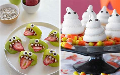 Explore themes for all ages including for appetizers, sides, cakes, candy tables & more. Fun and spooky party food to scare your guests this Halloween