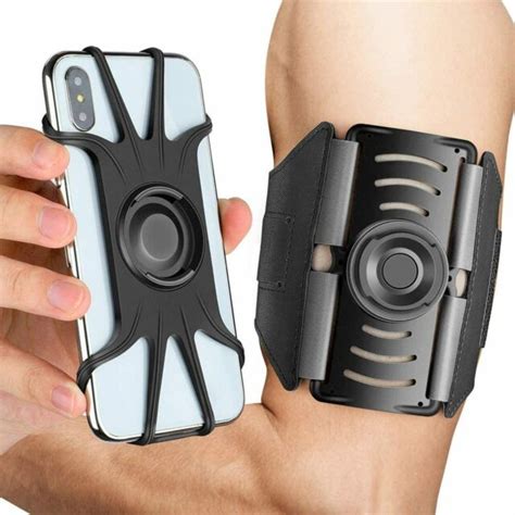 Running Armband Detachable Cell Phone Holder Universal Fit Smartphone