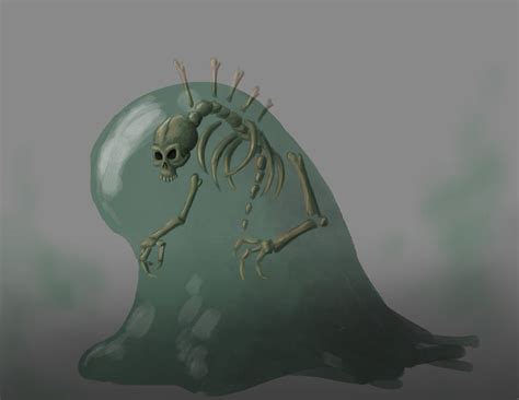 Slime Creature By Myrdah Slimes Gels And Oozes Fantasy Monster