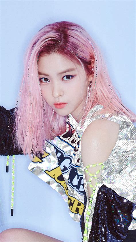Itzy Icy Ryujin Pink Hair 4k Hd Phone Wallpaper Rare Gallery
