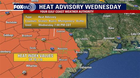 Houston Weather First Heat Advisory Of The Season Issued