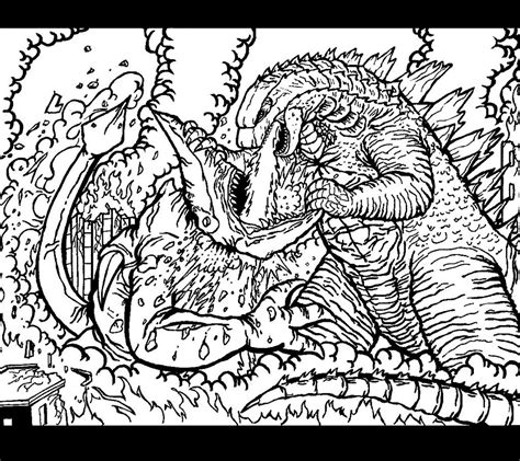 Godzilla Coloring Pages 2014 At Getdrawings Free Download