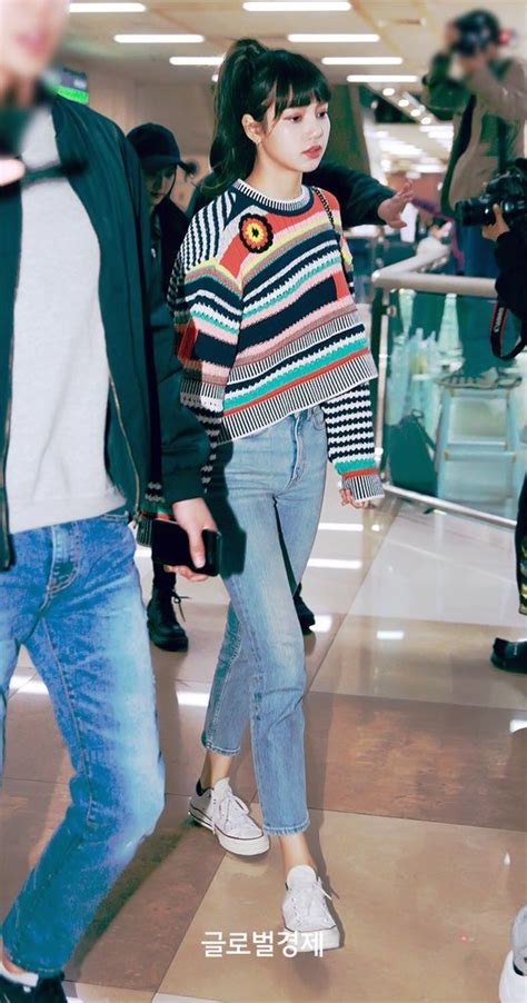 Blackpink fashion korean fashion fashion outfits kpop outfits korean outfits square two black pink ジス. Chic Outfit Ideas From Blackpink Airport Style » Celebrity ...