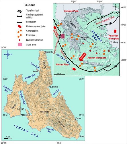 Full Article Geomorphological Study Of Cephalonia Island Ionian Sea