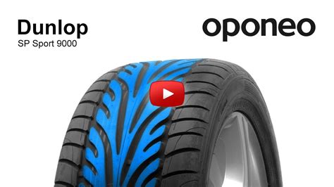 Tyre Dunlop Sp Sport 9000 Summer Tyres Oponeo™ Youtube
